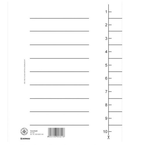  KARTONSKA A4 250G DONAU 8610001-09 BIJELA Cene