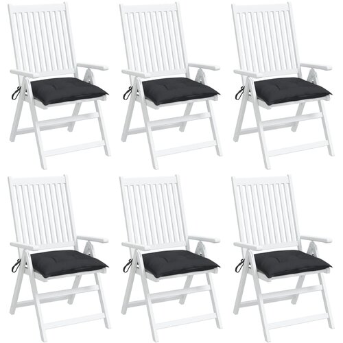  Jastuci za palete 6 kom crni 50 x 50 x 7 cm od tkanine Oxford Slike