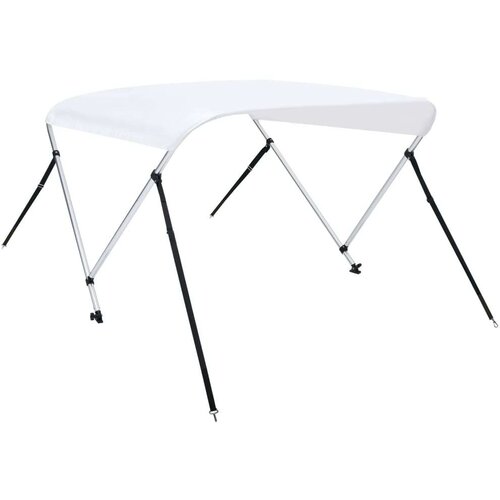 VidaXL tenda bimini s 2 luka bijela 180 x 150 x 110 cm Slike
