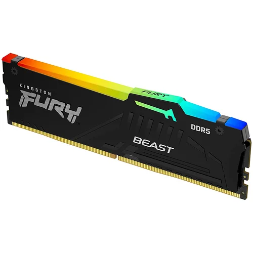 Kingston 16GB 5200MHz DDR5 RGBFury Beast RGB, CL36, EXPO