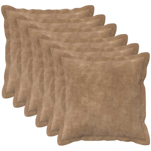  Presvlaka za jastuk 6 pcs HOUTEN Sivosmeđa 40 x 40 cm Cijene