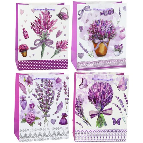 Paper Gift Bag Glitter Elements 23 x 18 x 10.5 cm Slike