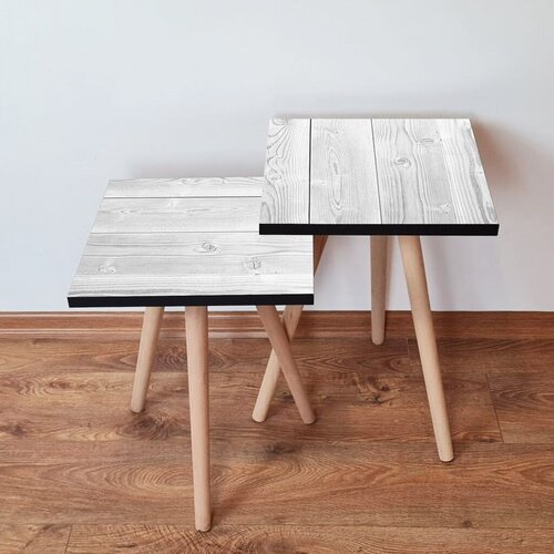 Hanah home Set 2 stočića 2Shp364 White Cene