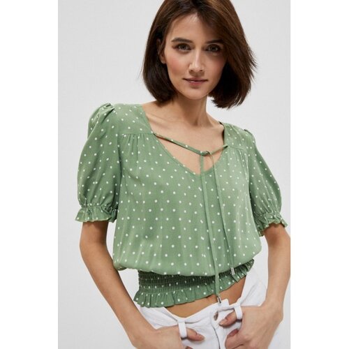 Moodo Women&amp;rsquo;s blouse Polka dot printed Slike