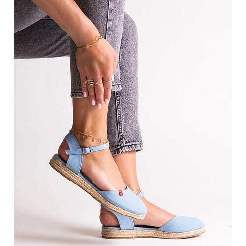 Big Star Blue slingback espadrilles Slike
