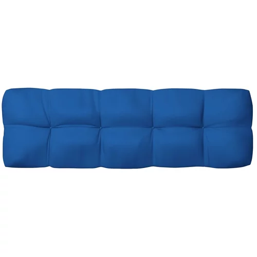 vidaXL Blazina za kavč iz palet kraljevsko modra 120x40x10 cm