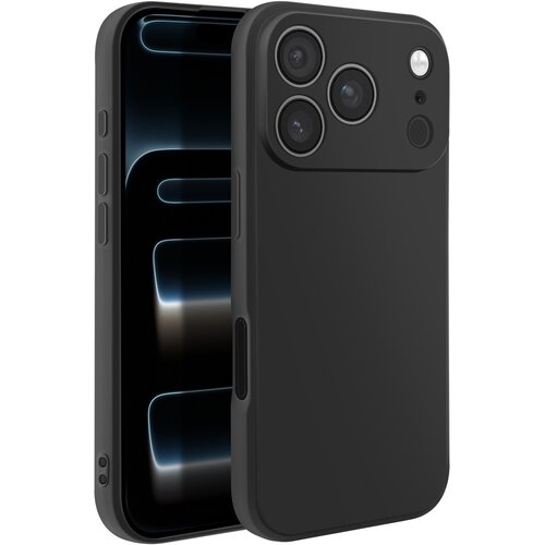 AVIZAR Ovitek za iPhone 17 Pro iz Mehkega Silikona, Proti Prstnim Odtisom, Ultra Tanek, Črna, (5000189498) Cene