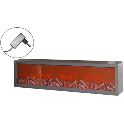 Ena svetleći kamin 80x10x20cm Slike