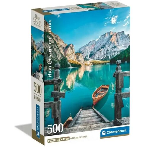 Clementoni HQC Braies jezero 500-delna sestavljanka - Cene