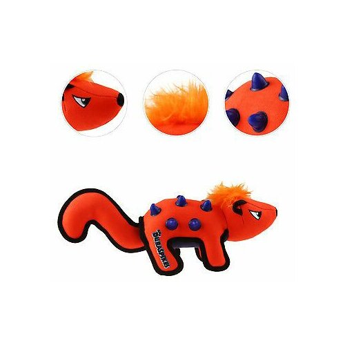 GiGwi Extra Jaka igračka sa šiljcima Rakun Oranž 38 cm Slike