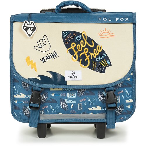 Pol Fox CARTABLE TROLLEY 38 CM A ROULETTES Plava Cijene
