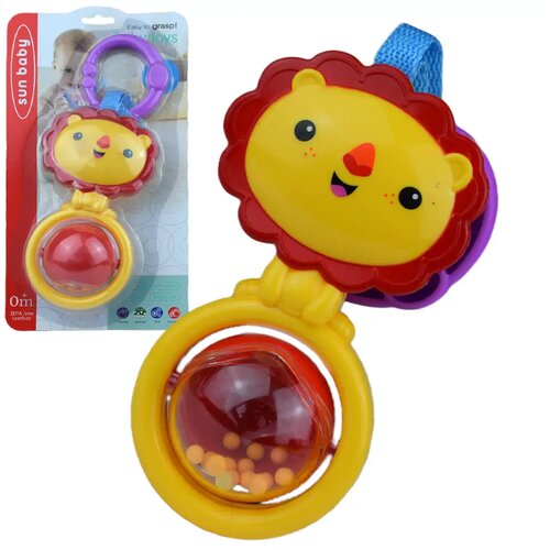 Magic Toys Sun Baby: Veseli lav beba s rotirajućom kuglom zvečkom Cijene