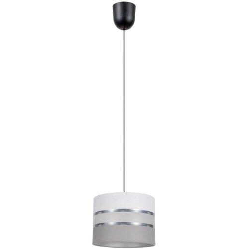  Luster na sajli CORAL 1xE27/60W/230V, prečnik 20 cm, bela/siva Cene