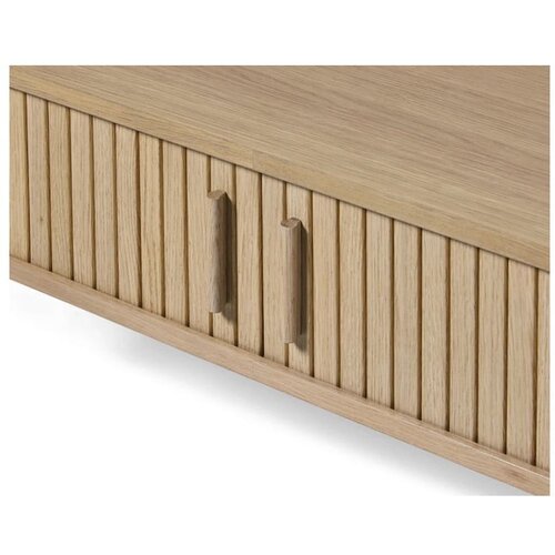 Unique Furniture Klubska mizica v hrastovem dekorju v naravni barvi 60x120 cm Meta &amp;ndash; Slike