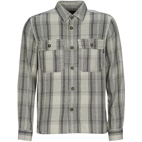 Only & Sons ONSSCOTT LS CHECK FLANNEL OVERSHIRT 4162 Crna