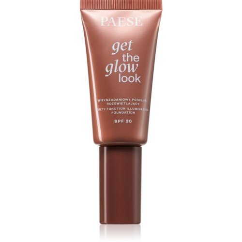 Paese Get The Glow Look Illuminating Foundation lahki tekoči puder s posvetlitvenim učinkom SPF 20 odtenek 1N Light Beige 30 ml Slike
