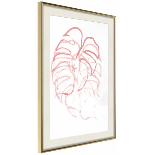  Poster - Red Leaf 20x30