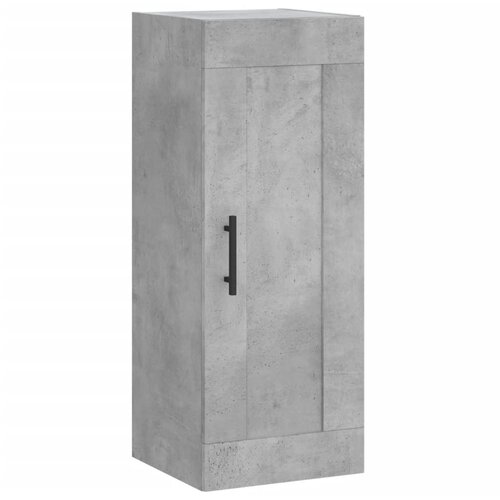 Maison Chic Stenska omarica - Zidna omarica betonsko siva 34,5x34x90 cm inženirski les iu509, (22062848) Slike
