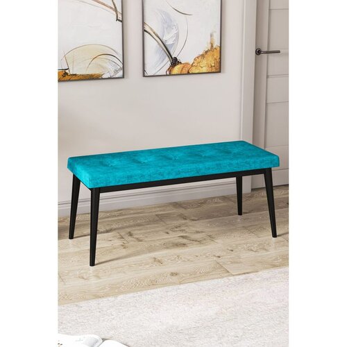 Hanah home klupa Pera Bench, 105 cm, tirkizna / crna Cene