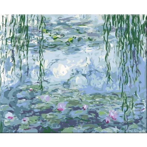 Zuty Barvanje po številkah Vodni liliji (C. Monet)