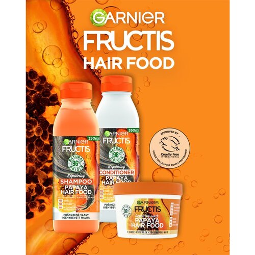 Garnier Fructis maska hair food papaya 390ml Slike