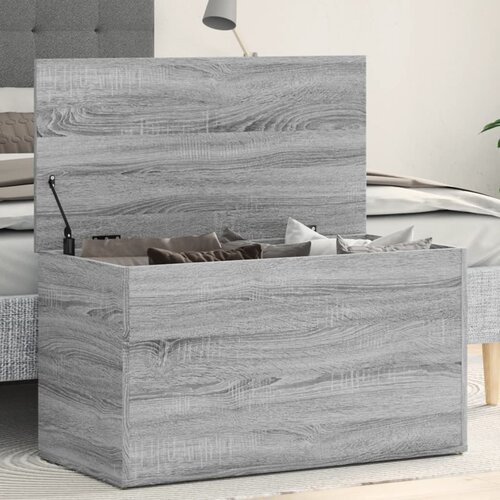 Furnova Skrinja siva sonoma 84x42x46 cm konstruiran les, (21955955) Slike