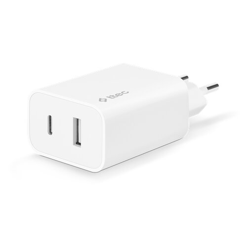 Ttec Punjač - SmartCharger Duo PD Travel Charger USB-C+USB-A 32W White Cene