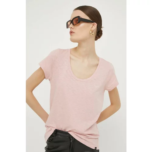 Superdry Majica kratkih rukava za žene, boja: ružičasta