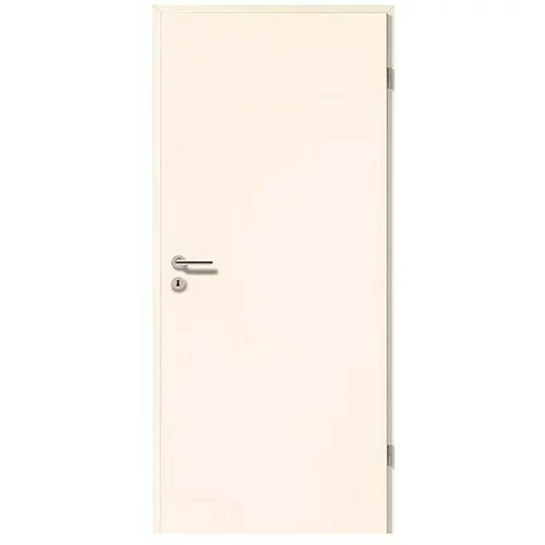 Sobna vrata Laminit Roe GL223 (850 x 2.000 mm, Bijele boje, Središnji položaj: Iverica s cijevima, DIN desno)