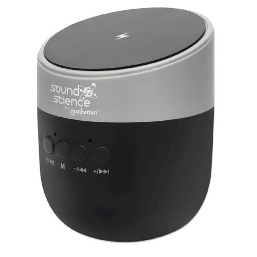 Manhattan Bluetooth zvučnik sa postoljem za punjenje 165051, black Cene