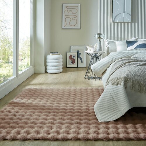 Flair Rugs Rjavo sintetično krzno 180x290 cm Waffle Faux Fur &amp;ndash; Slike