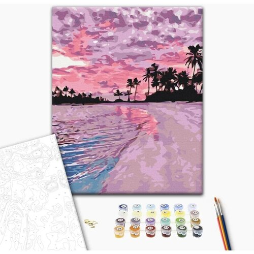  Slika za samostalno slikanje - Paradise sunset 40x50 Cijene