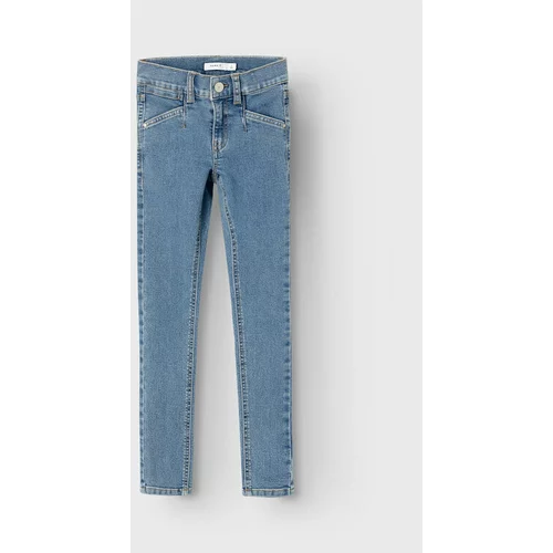 name it Jeans hlače Polly 13226533 Modra Skinny Fit