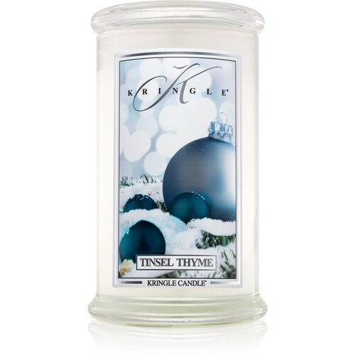 Kringle Candle Tinsel Thyme di&amp;scaron;eča sveča 624 g Slike