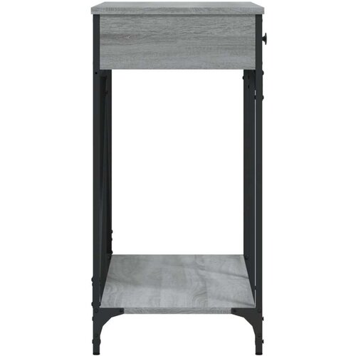  Konzolni stol siva boja hrasta 100x39x78 5 cm konstruirano drvo Slike