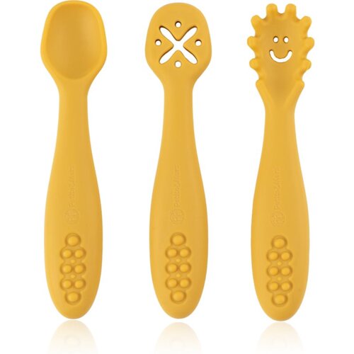 Petite&Mars Take&Match 6m+ žlička za otroke Intense Ochre 3 kos Cene