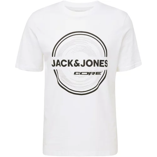 Jack & Jones Majica 'PILOU' crna / bijela