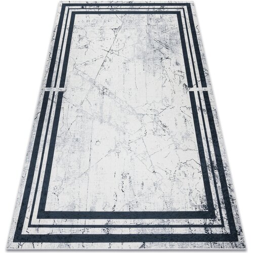 RugsX Preproge ANDRE 1023 pralna preproga Okvir marmor protizdrsn 160x220 cm Bela Cene
