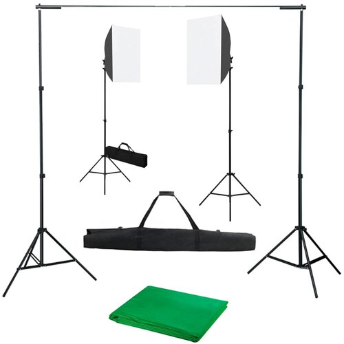  Komplet fotografske opreme sa svjetlima softbox i pozadinom Cijene