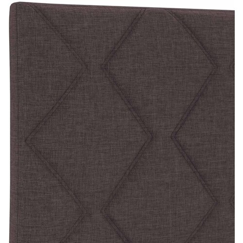  Boxspring krevet s madracem Tamno smeđa 90 x 200 cm Tkanina Slike