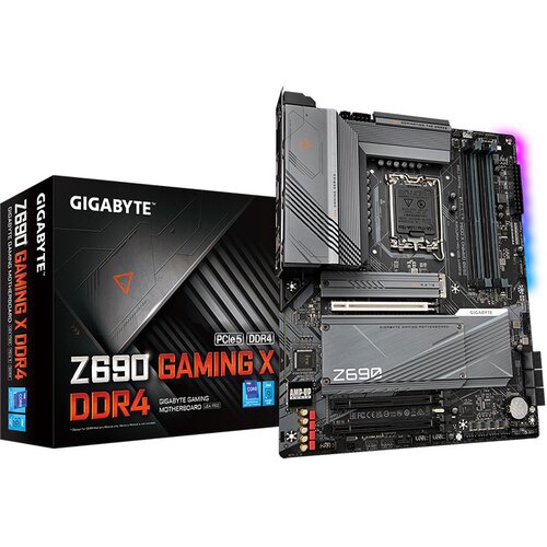 Gigabyte MB Z690 GAMING X LGA1700, 4xDDR5, 4xM.2, 6xSATA 10xUSB, HDMI, DP, RAID, ATX Slike