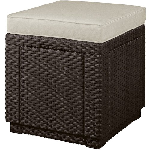 Keter Tamno smeđi vrtni tabure Cube &amp;ndash; Slike
