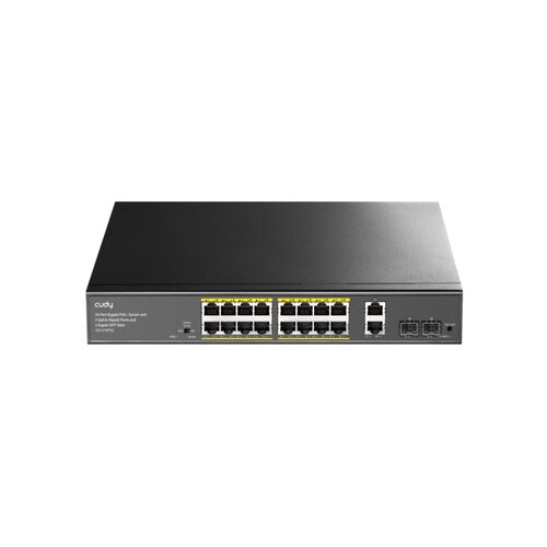 Switch Cudy GS10108PS2, 16-Portni, PoE+, 2x gigabit uplink, 2x gigabit SFP, 200W Cijene