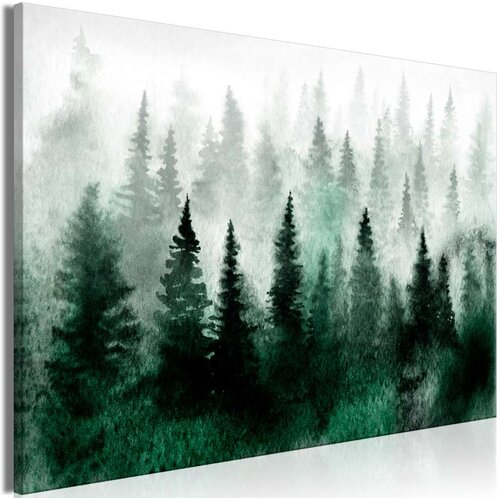  Slika - Scandinavian Foggy Forest (1 Part) Wide 90x60 Cene
