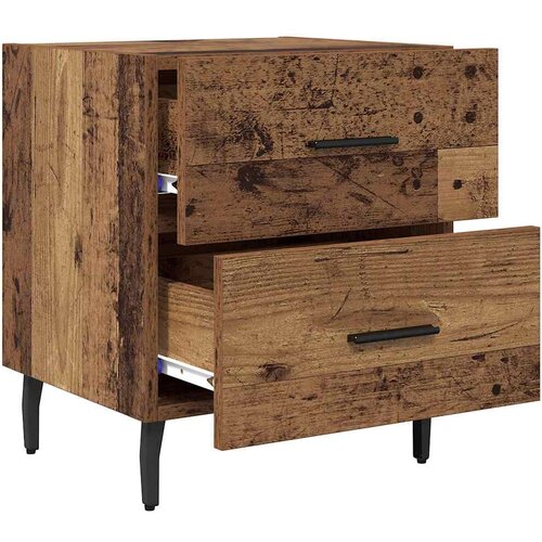  Noćni ormar 2 kom. Staro drvo 40 x 35 x 47,5 cm Slike
