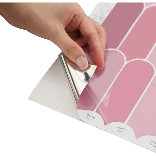  Pernata pločica 10 pcs Ružičasta 30 x 30 cm Poliuretan i PET Slike