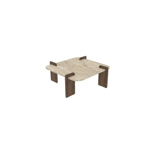 Hanah home sto za kafu afrolli travertine walnut Slike