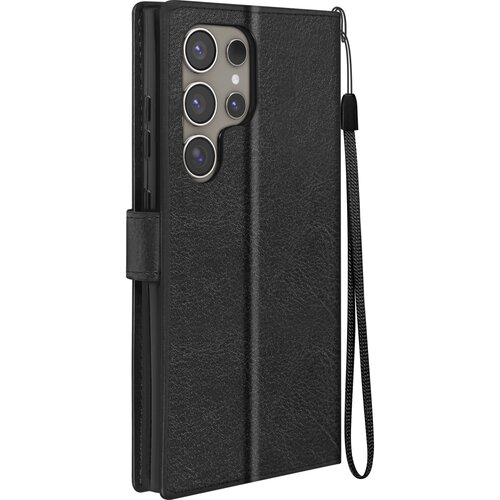Oem Mayaxess, Torbica s preklopom za Samsung Galaxy S24 Ultra Zaščita z zapestnim trakom Večnamenska zaklopka, Črna, (5000215763) Cene