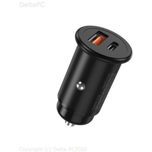 XO auto punjac CC38 20W USB x1 USB TipC x1 black Cijene