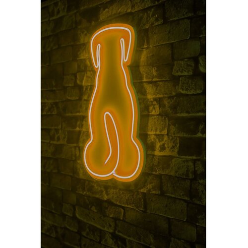 Wallity Dekorativna plastična LED rasveta Doggy Yellow Cene